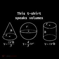 This Speaks Volumes Funny Maths Science Geeky Pun High Crown Mesh Back Trucker Hat