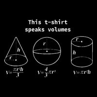 This Speaks Volumes Funny Maths Science Geeky Pun Mousepad