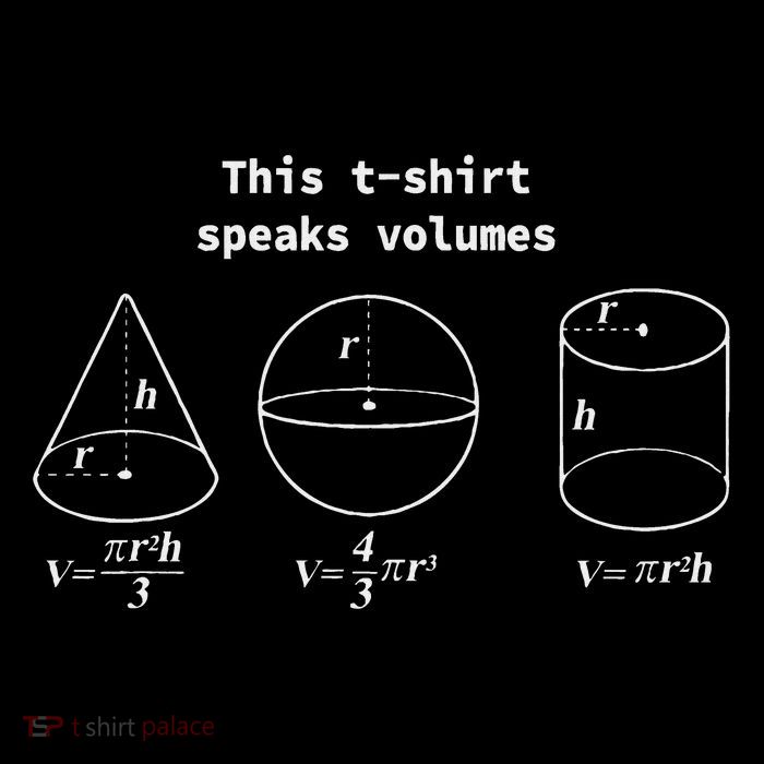 This Speaks Volumes Funny Maths Science Geeky Pun Premium T-Shirt