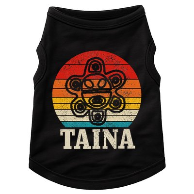Taina Sun Vintage Puerto Rico Boricua Taino Boriken Boriquen Doggie Tank