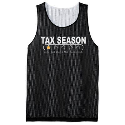 Tax Season Very Bad Would Not Recommend Cpa Accountant Mesh Reversible Basketball Jersey Tank