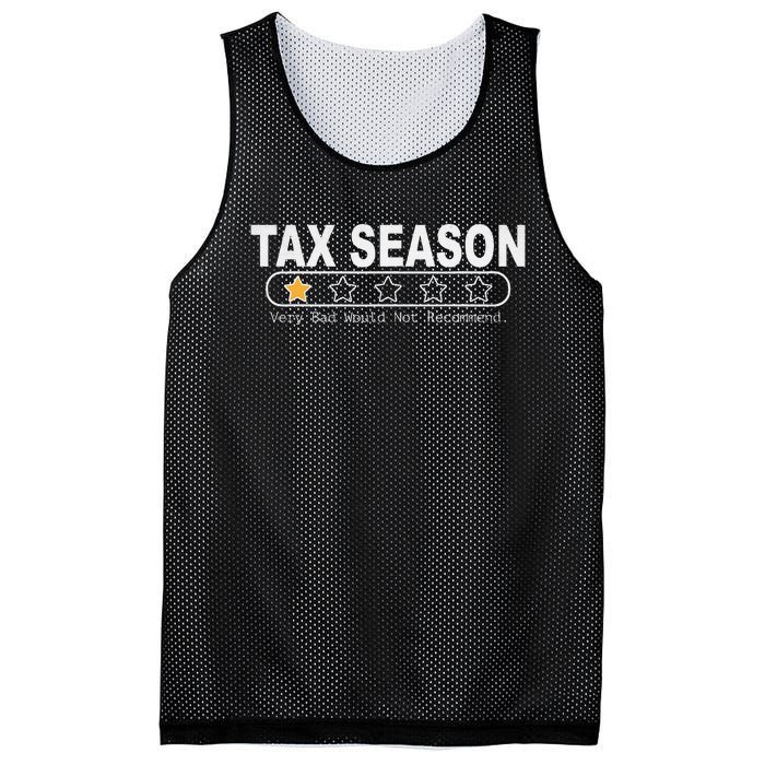 Tax Season Very Bad Would Not Recommend Cpa Accountant Mesh Reversible Basketball Jersey Tank