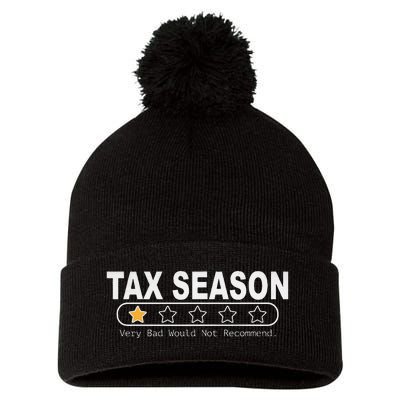 Tax Season Very Bad Would Not Recommend Cpa Accountant Pom Pom 12in Knit Beanie