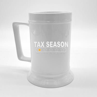 Tax Season Very Bad Would Not Recommend Cpa Accountant Beer Stein