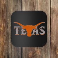 Texas State Vintage Proud Texans Distressed Coaster