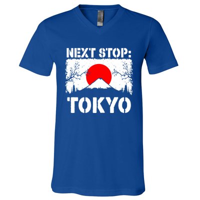 Tokyo Summer Vacation Trip Next Stop Vacay Vibes Souvenir Meaningful Gift V-Neck T-Shirt