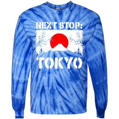 Tokyo Summer Vacation Trip Next Stop Vacay Vibes Souvenir Meaningful Gift Tie-Dye Long Sleeve Shirt