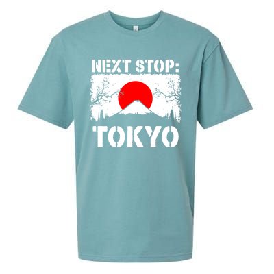 Tokyo Summer Vacation Trip Next Stop Vacay Vibes Souvenir Meaningful Gift Sueded Cloud Jersey T-Shirt