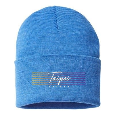 Taipei Souvenir Vintage Taiwan Meaningful Gift Sustainable Knit Beanie