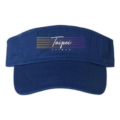 Taipei Souvenir Vintage Taiwan Meaningful Gift Valucap Bio-Washed Visor