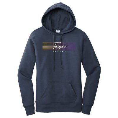 Taipei Souvenir Vintage Taiwan Meaningful Gift Women's Pullover Hoodie