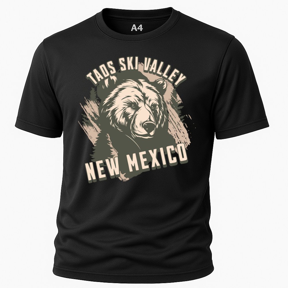 Taos Ski Valley New Mexico Bear Meaningful Gift Cooling Performance Crew T-Shirt