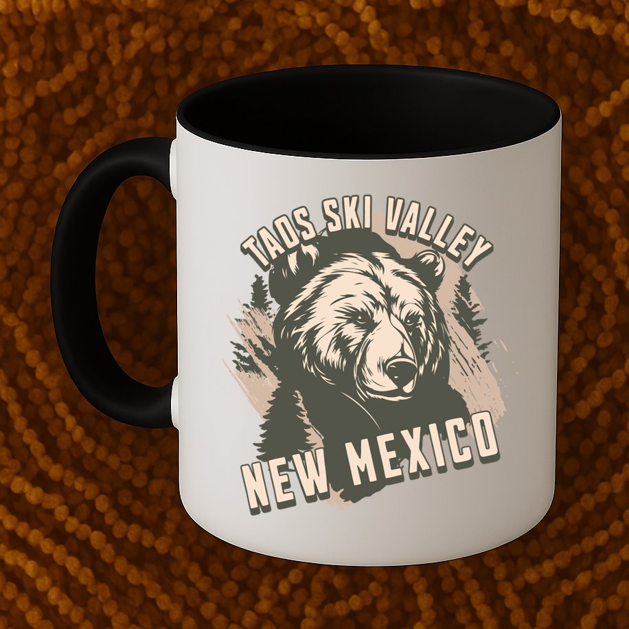 Taos Ski Valley New Mexico Bear Meaningful Gift Mug