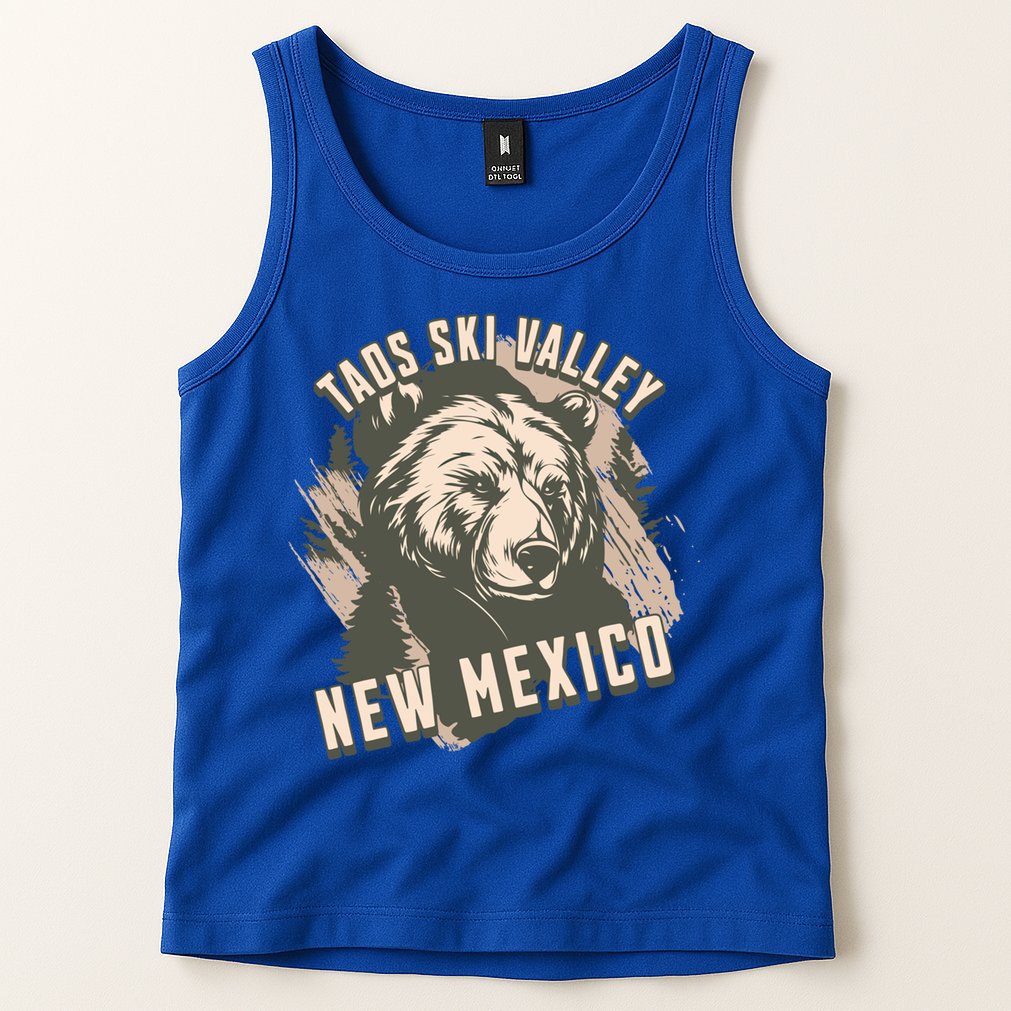 Taos Ski Valley New Mexico Bear Meaningful Gift Tank Top