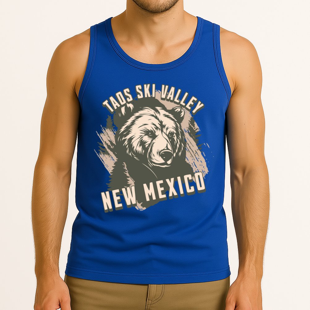 Taos Ski Valley New Mexico Bear Meaningful Gift Tank Top