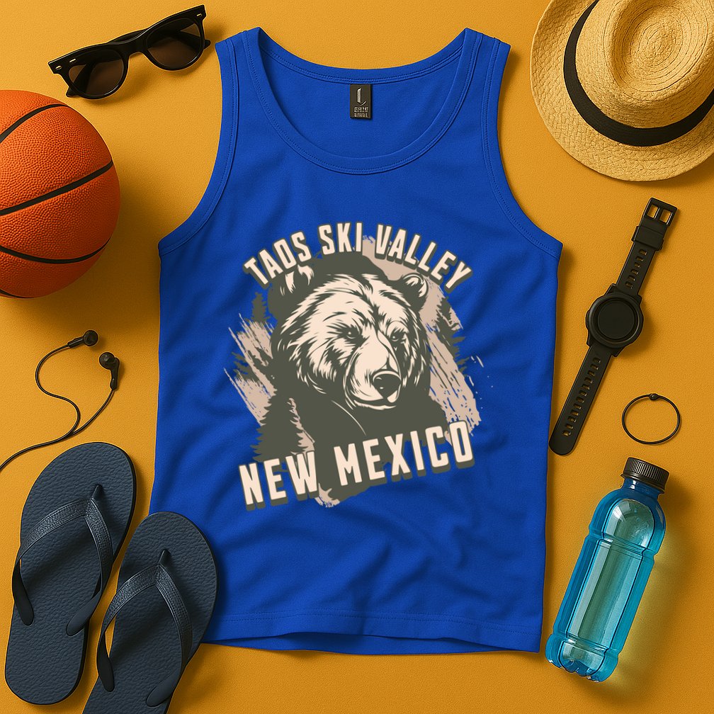 Taos Ski Valley New Mexico Bear Meaningful Gift Tank Top