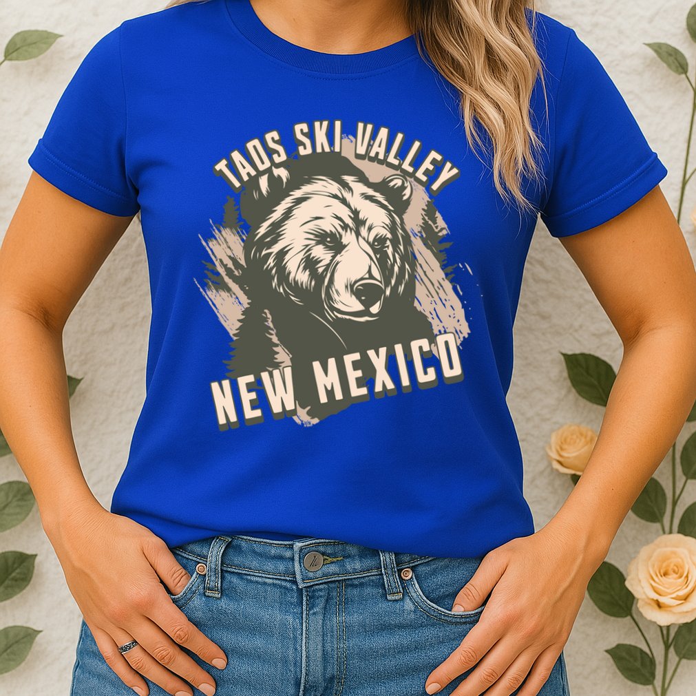 Taos Ski Valley New Mexico Bear Meaningful Gift Womens T-Shirt