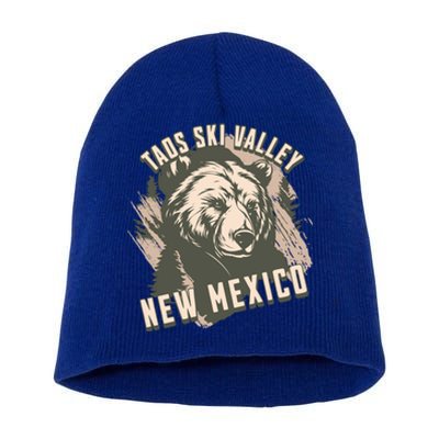 Taos Ski Valley New Mexico Bear Meaningful Gift Short Acrylic Beanie