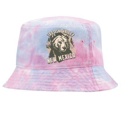 Taos Ski Valley New Mexico Bear Meaningful Gift Tie-Dyed Bucket Hat