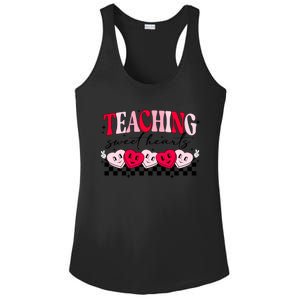 Teaching Sweethearts Valentine Day Teacher Candy Heart Gift Ladies PosiCharge Competitor Racerback Tank