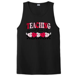 Teaching Sweethearts Valentine Day Teacher Candy Heart Gift PosiCharge Competitor Tank