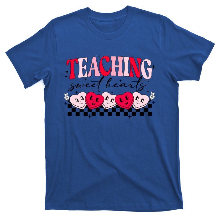 Teaching Sweethearts Valentine Day Teacher Candy Heart Gift T-Shirt