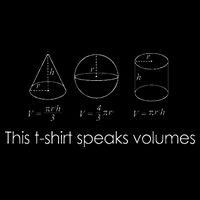This Speaks Volumes Funny Maths Science Geeky Pun 7-Panel Snapback Hat