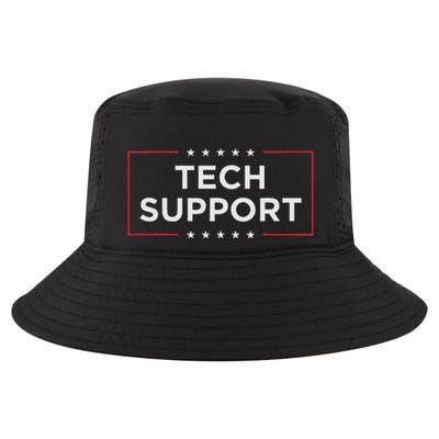 Tech Support White House Tech Support D.O.G.E Doge Cool Comfort Performance Bucket Hat