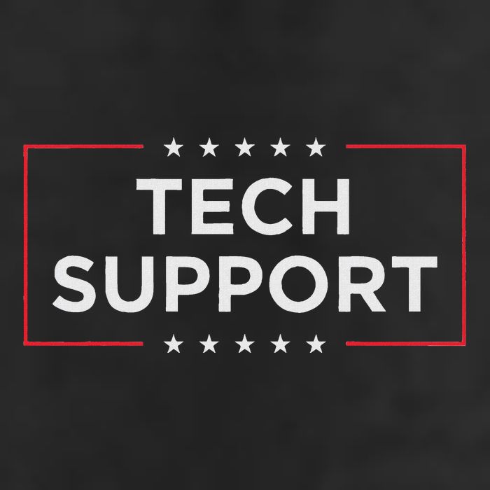 Tech Support White House Tech Support D.O.G.E Doge Cool Comfort Performance Bucket Hat
