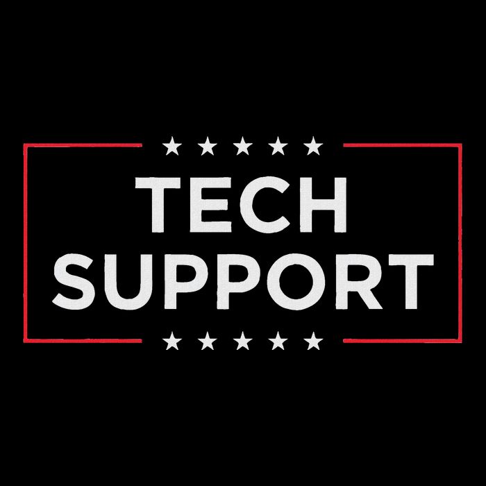 Tech Support White House Tech Support D.O.G.E Doge 7-Panel Snapback Hat