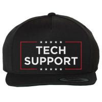 Tech Support White House Tech Support D.O.G.E Doge Wool Snapback Cap