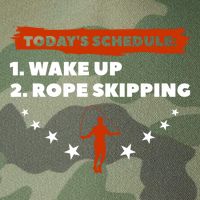 Today's Schedule Wake Up Rope Skipping Workout Exercise Cute Gift Legacy Tie Dye Trucker Hat