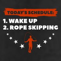 Today's Schedule Wake Up Rope Skipping Workout Exercise Cute Gift 15oz Campfire Ceramic Mug