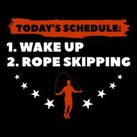 Today's Schedule Wake Up Rope Skipping Workout Exercise Cute Gift Wool Snapback Cap