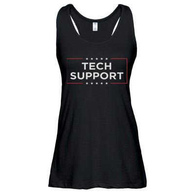 Tech Support White House Tech Support D.o.g.e Doge Ladies Essential Flowy Tank