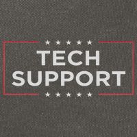 Tech Support White House Tech Support D.o.g.e Doge Cotton Canvas Backpack