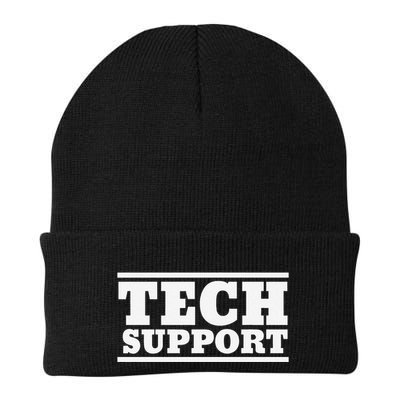 Tech Support White House Tech Support D.O.G.E Doge Knit Cap Winter Beanie