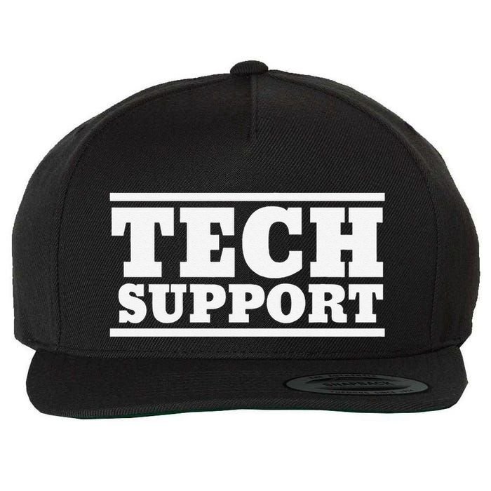 Tech Support White House Tech Support D.O.G.E Doge Wool Snapback Cap