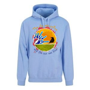 The Sky Was Yellow And The Sun Was Blue Unisex Surf Hoodie