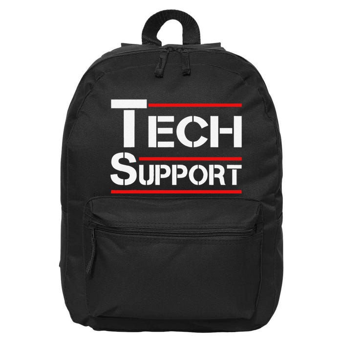 Tech Support White House Tech Support D.O.G.E Doge .Png 16 in Basic Backpack