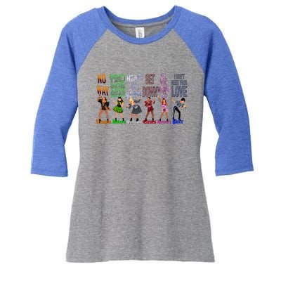 The Six Wives Of Henry Viii Six The Musical Gift Theatre Gift Women's Tri-Blend 3/4-Sleeve Raglan Shirt