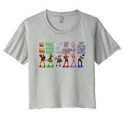 The Six Wives Of Henry Viii Six The Musical Gift Theatre Gift Women's Crop Top Tee