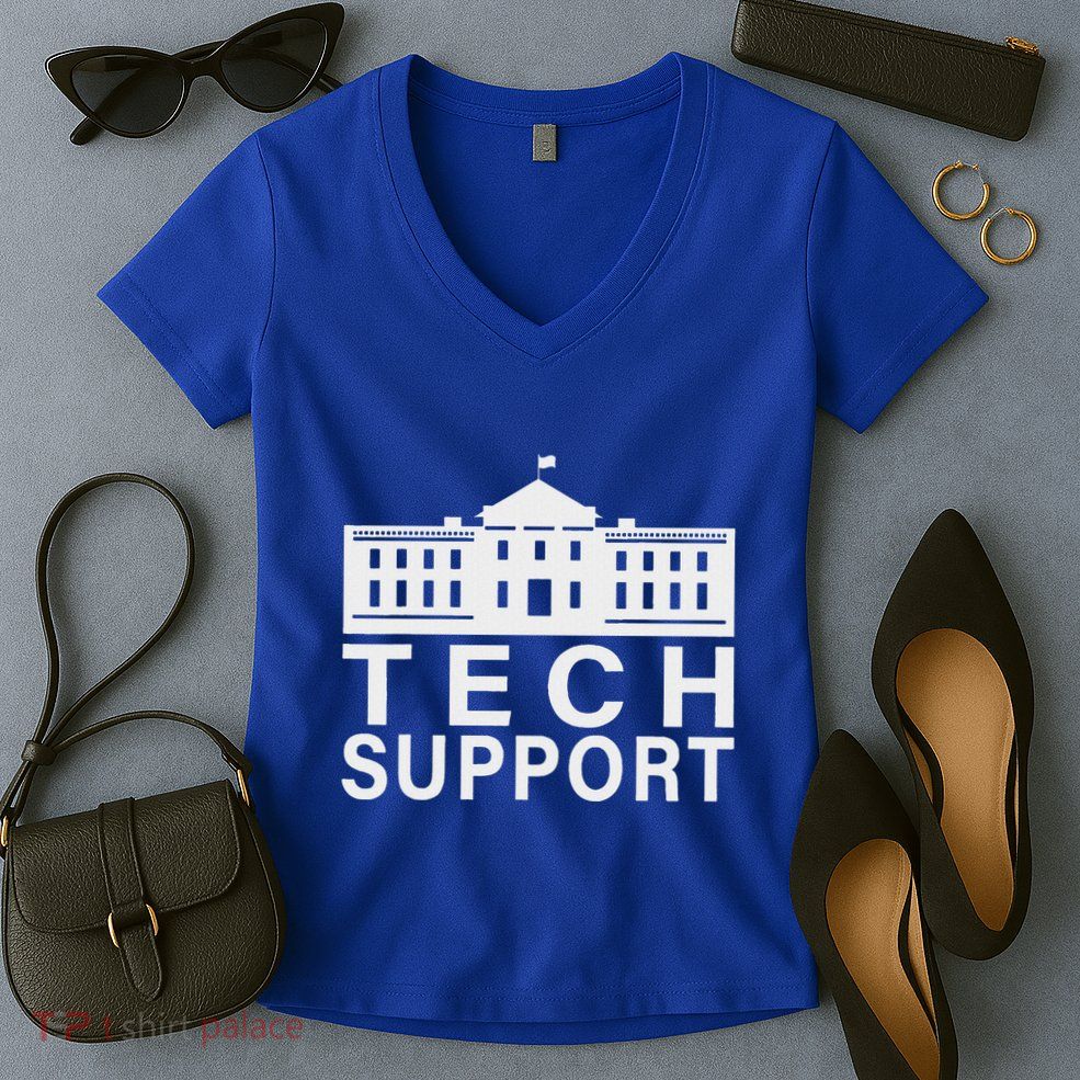 Tech Support White House Tech Support D.O.G.E Doge Women's V-Neck T-Shirt