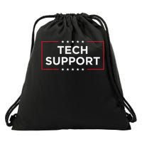 Tech Support White House Tech Support D.O.G.E DOGE Quote Drawstring Bag