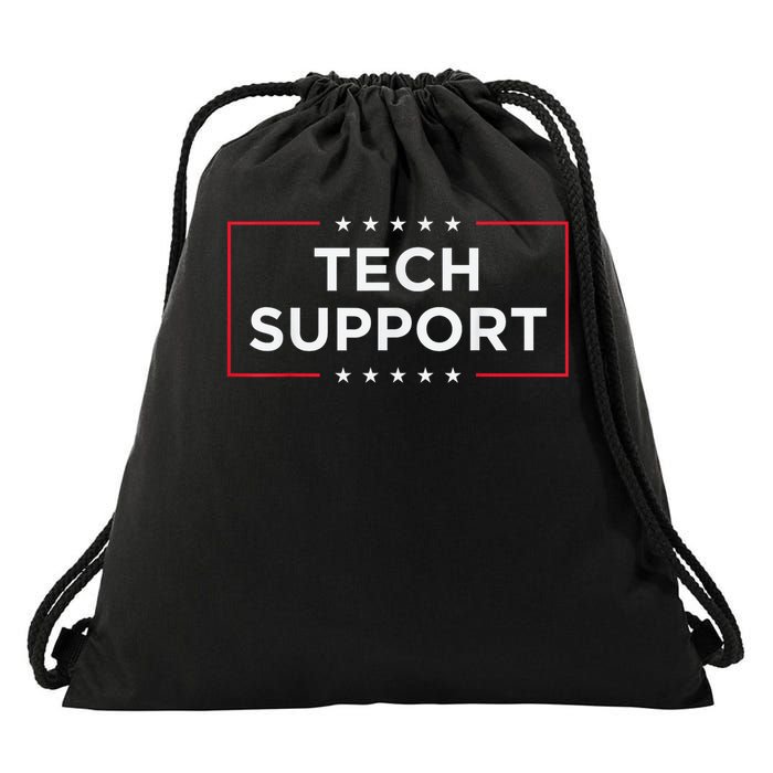 Tech Support White House Tech Support D.O.G.E DOGE Quote Drawstring Bag