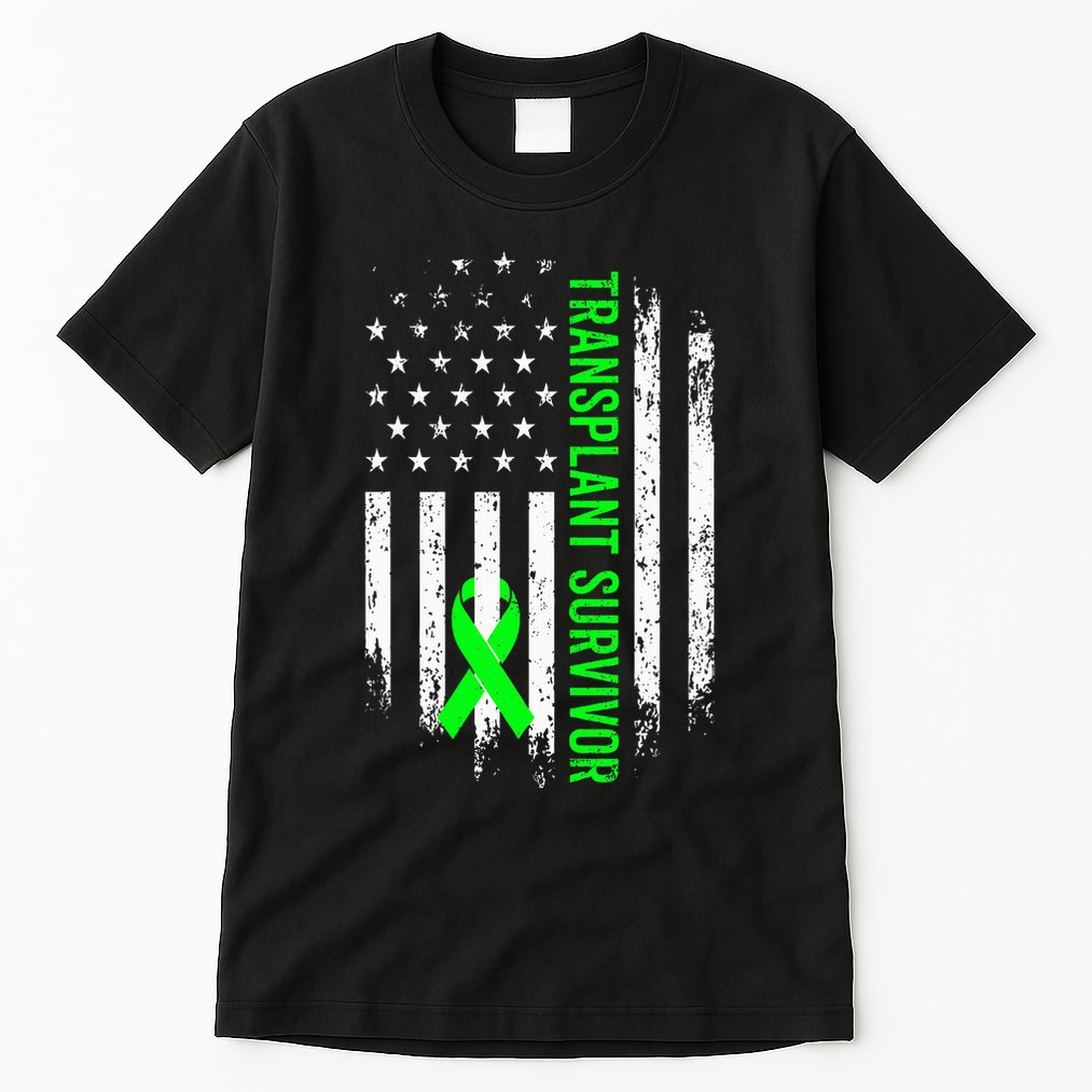 Transplant Survivor Warrior Liver Kidney Organ Recipient Tall T-Shirt