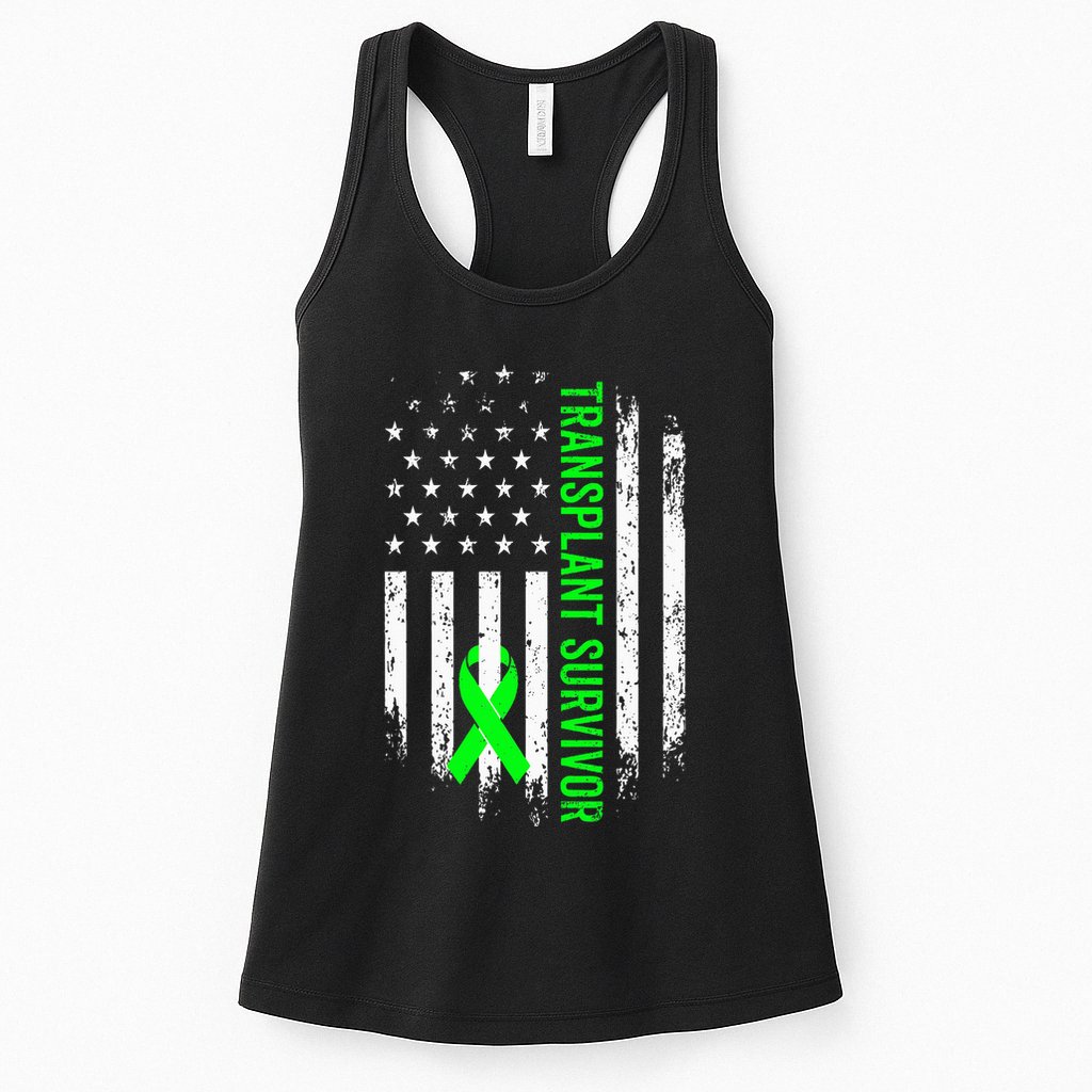 Transplant Survivor Warrior Liver Kidney Organ Recipient Womens Tank Top