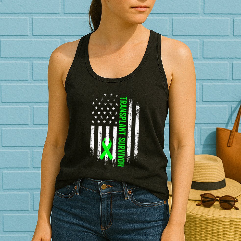 Transplant Survivor Warrior Liver Kidney Organ Recipient Womens Tank Top