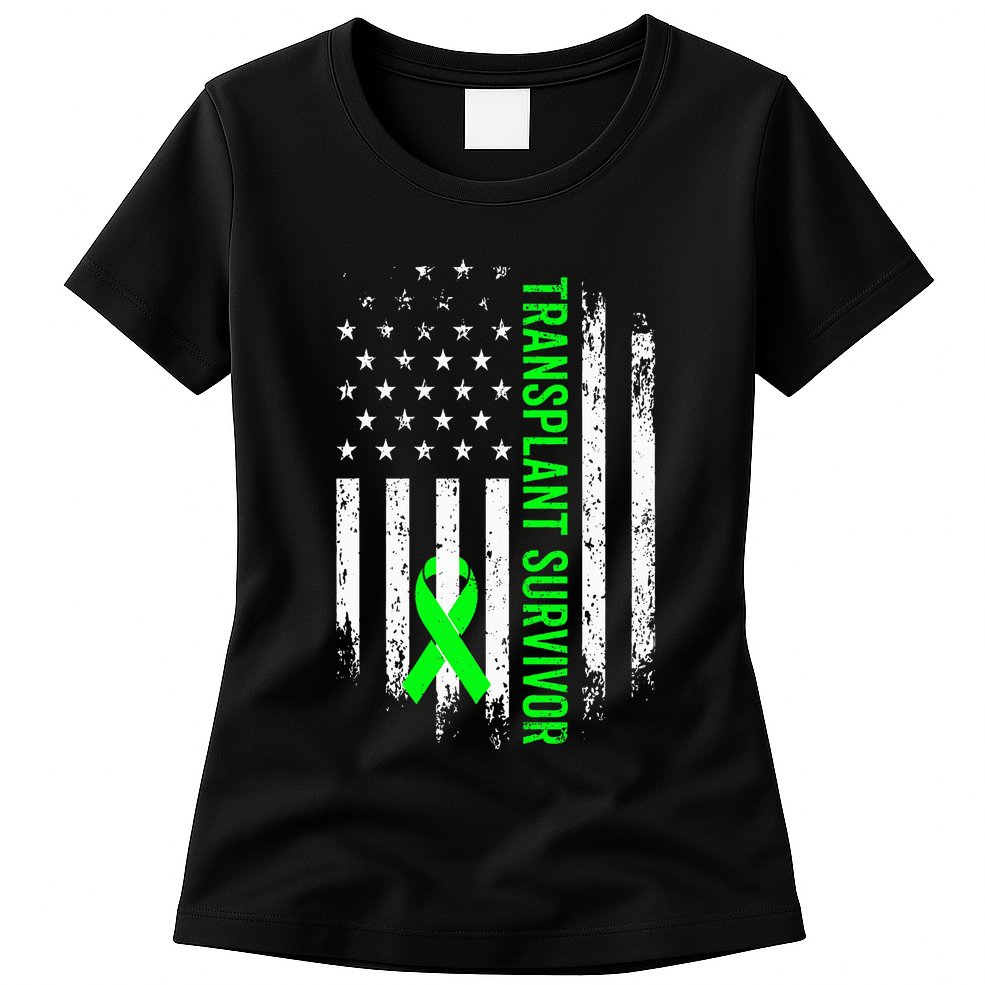 Transplant Survivor Warrior Liver Kidney Organ Recipient Womens T-Shirt