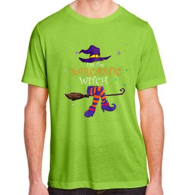 The Sarcastic Witch Funny Gift Halloween Matching Group Costume Gift Adult ChromaSoft Performance T-Shirt